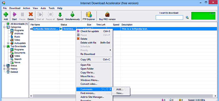 phần mềm internet download accelerator
