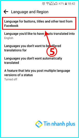 hướng dẫn thay đổi ngôn ngữ facebook sang tiếng việt