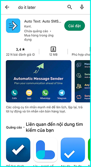 cách gửi tin nhắn tự động trên messenger bằng điện thoại