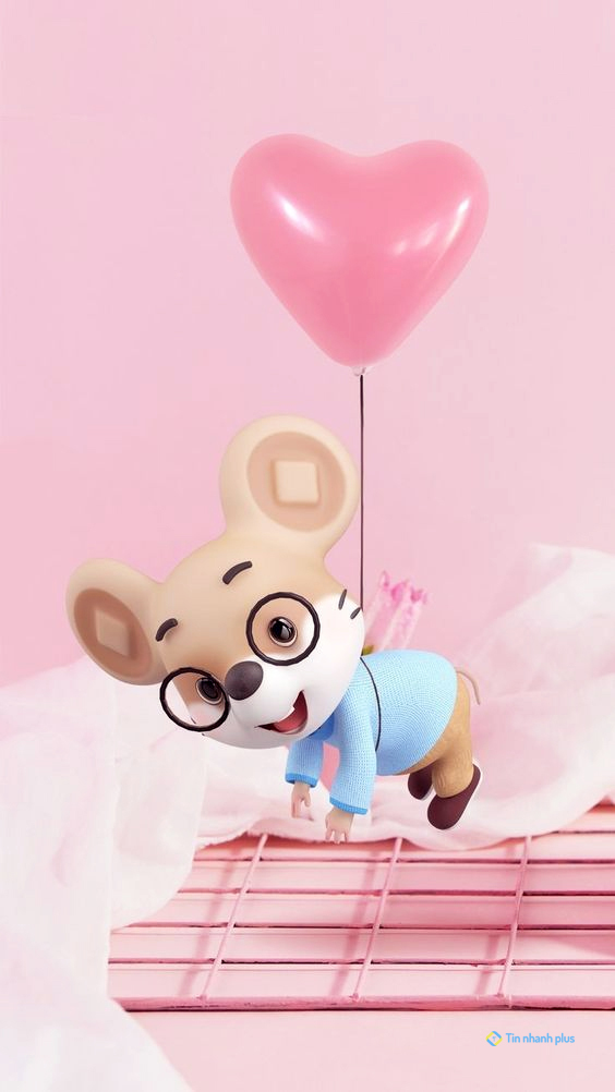 Hình nền con Chuột 3D cute