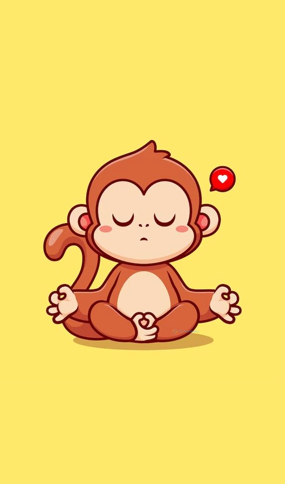 Hình nền con Khỉ cute cho điện thoại